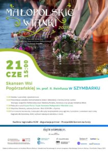 Plakat Małopolskie wianki 2025. Szymbark.